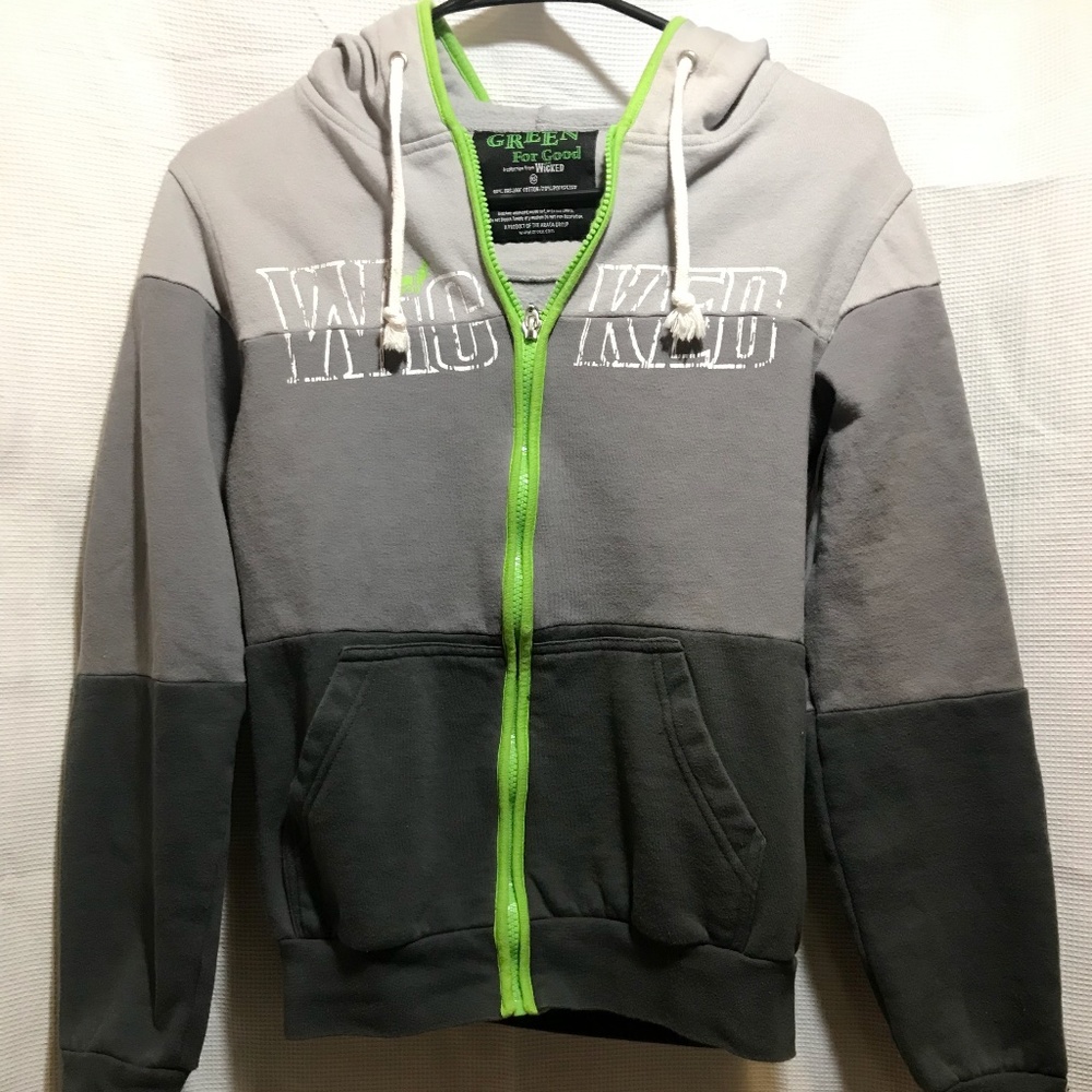 Official Wicked The Musical Zip-Up Hoodie